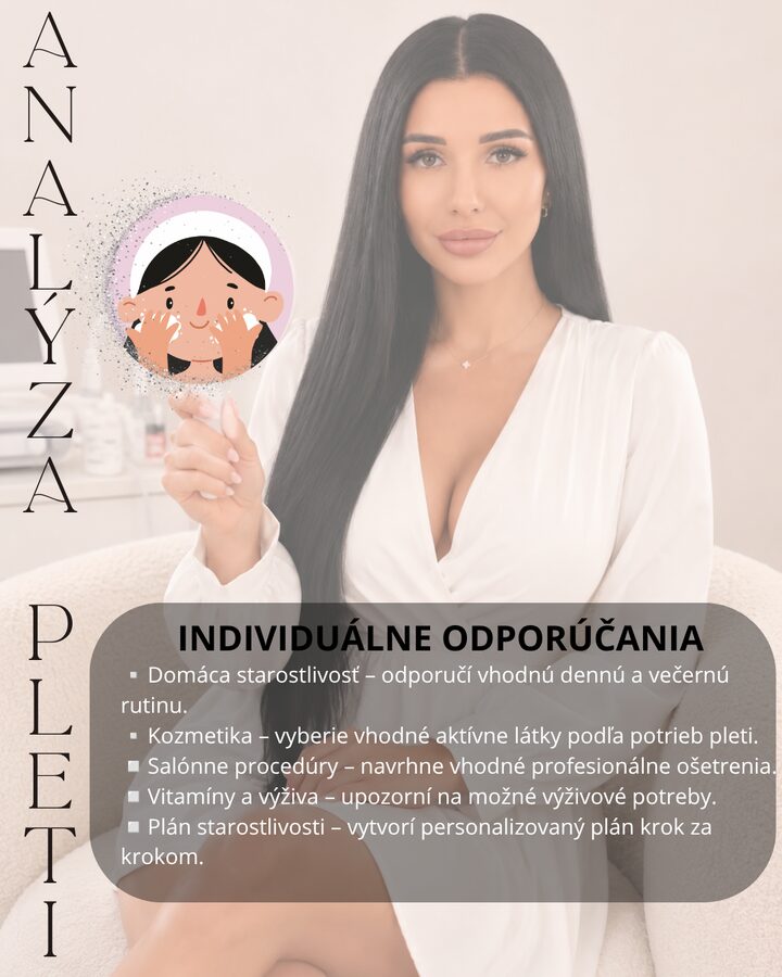 Analýza pokožky +led terapia